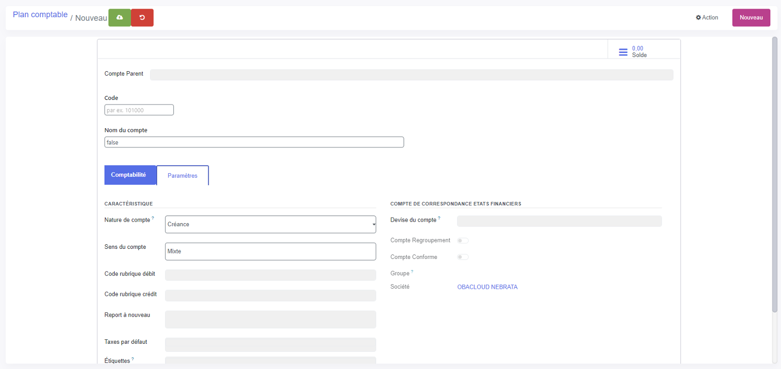 Tableau de bord Comptabilité